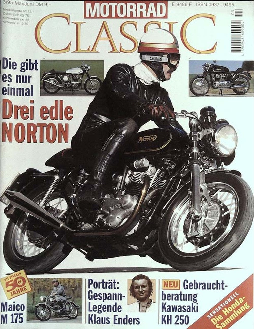 Motorrad Classic Magazin Deutschland 1995-03 Klaus Enders