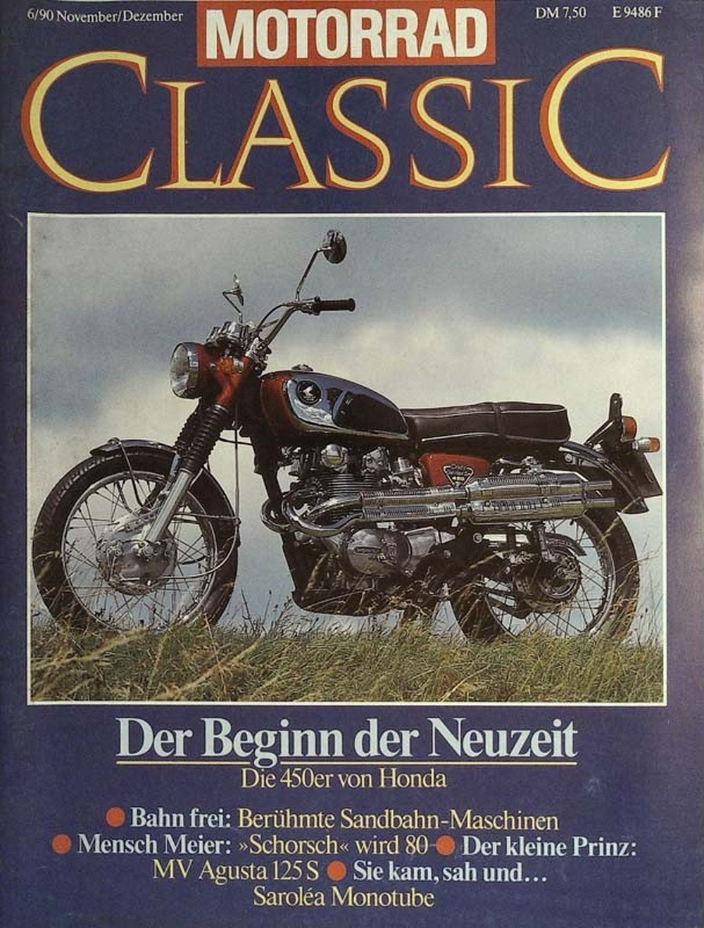 Motorrad Classic Magazin Deutschland 1990-06 Georg Meier