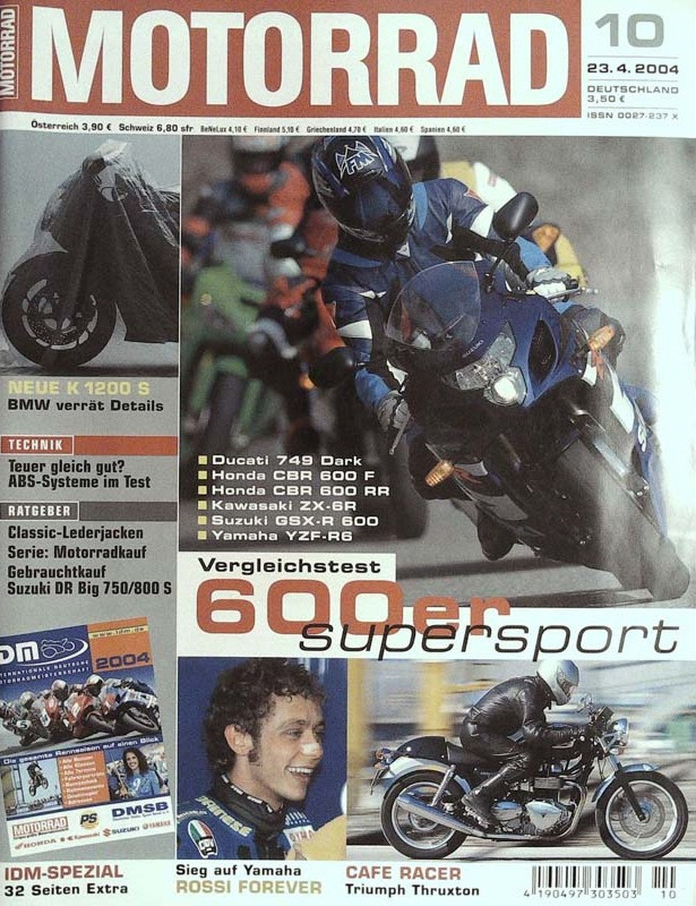 Motorrad Magazin Deutschland 2004-10 Valentino Rossi