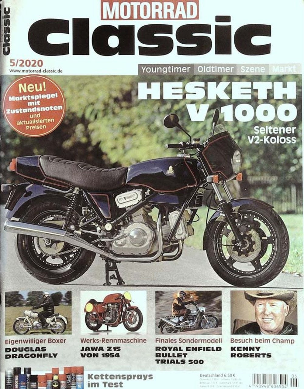 Motorrad Classic Magazin Deutschland 2020-05 Kenny Roberts