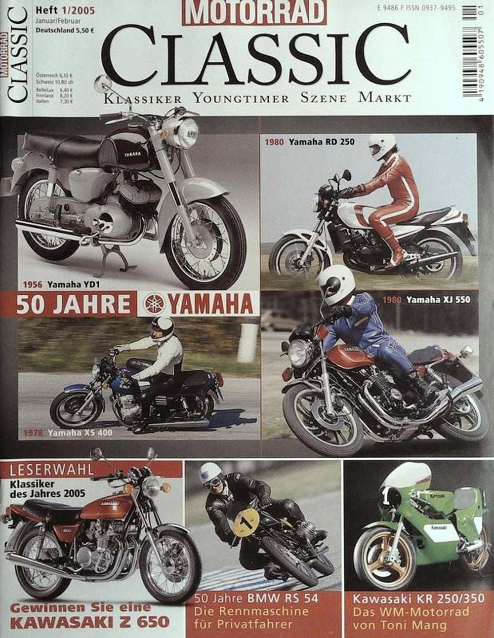 Motorrad Classic Magazin Deutschland 2005-01 Toni Mang