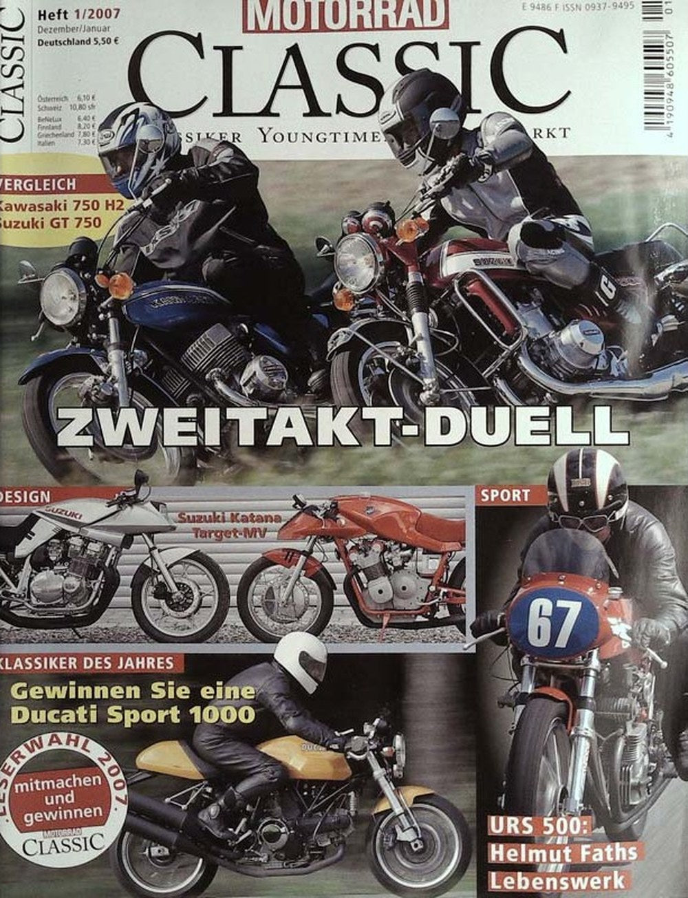 Motorrad Classic Magazin Deutschland 2007-01 Helmut Fath