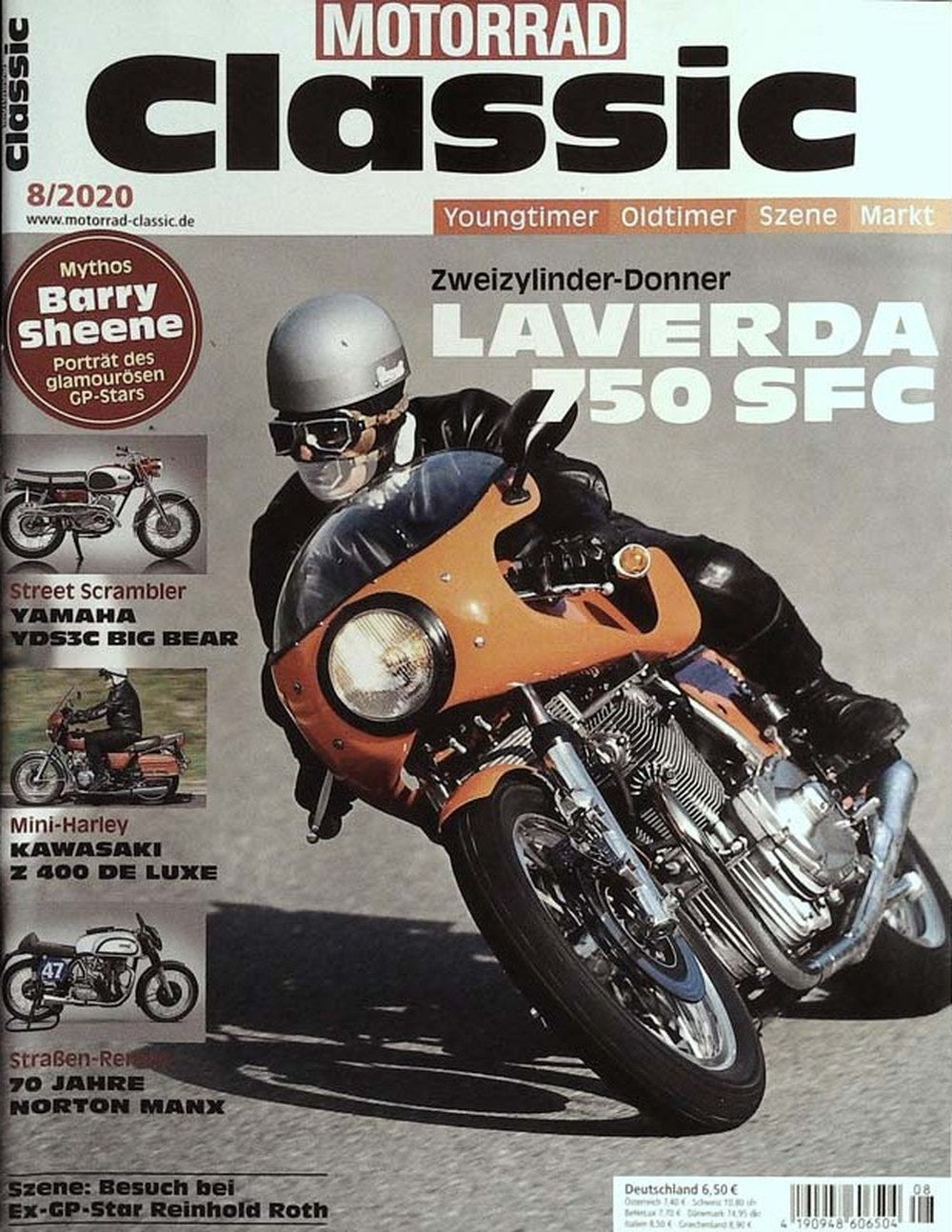 Motorrad Classic Magazin Deutschland 2020-08 Barry Sheene
