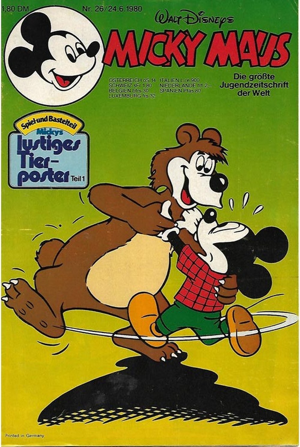 Micky Maus Magazin Deutschland 1980-26 Mickey Mouse