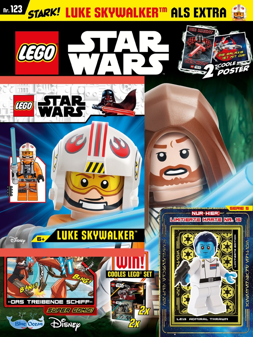 Lego Star Wars Magazin Deutschland 2025-123 Luke Skywalker Admiral Thrawn