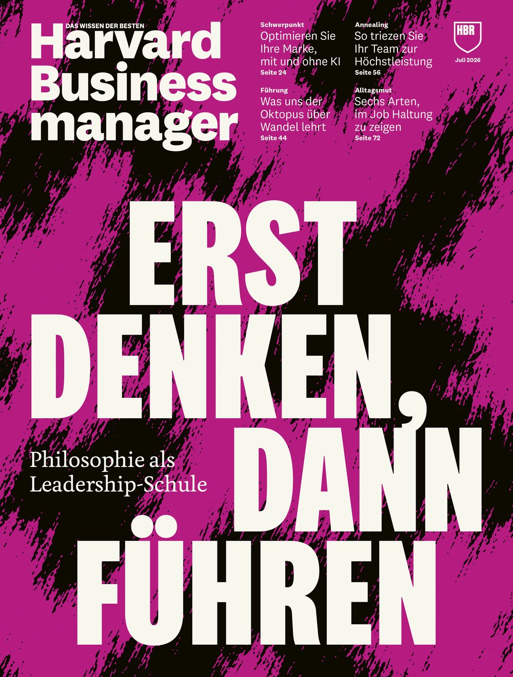 Manager Magazin Deutschland 2026-07 Philosophie Als Führungstraining Markenoptimierung Mit KI Teamleistung