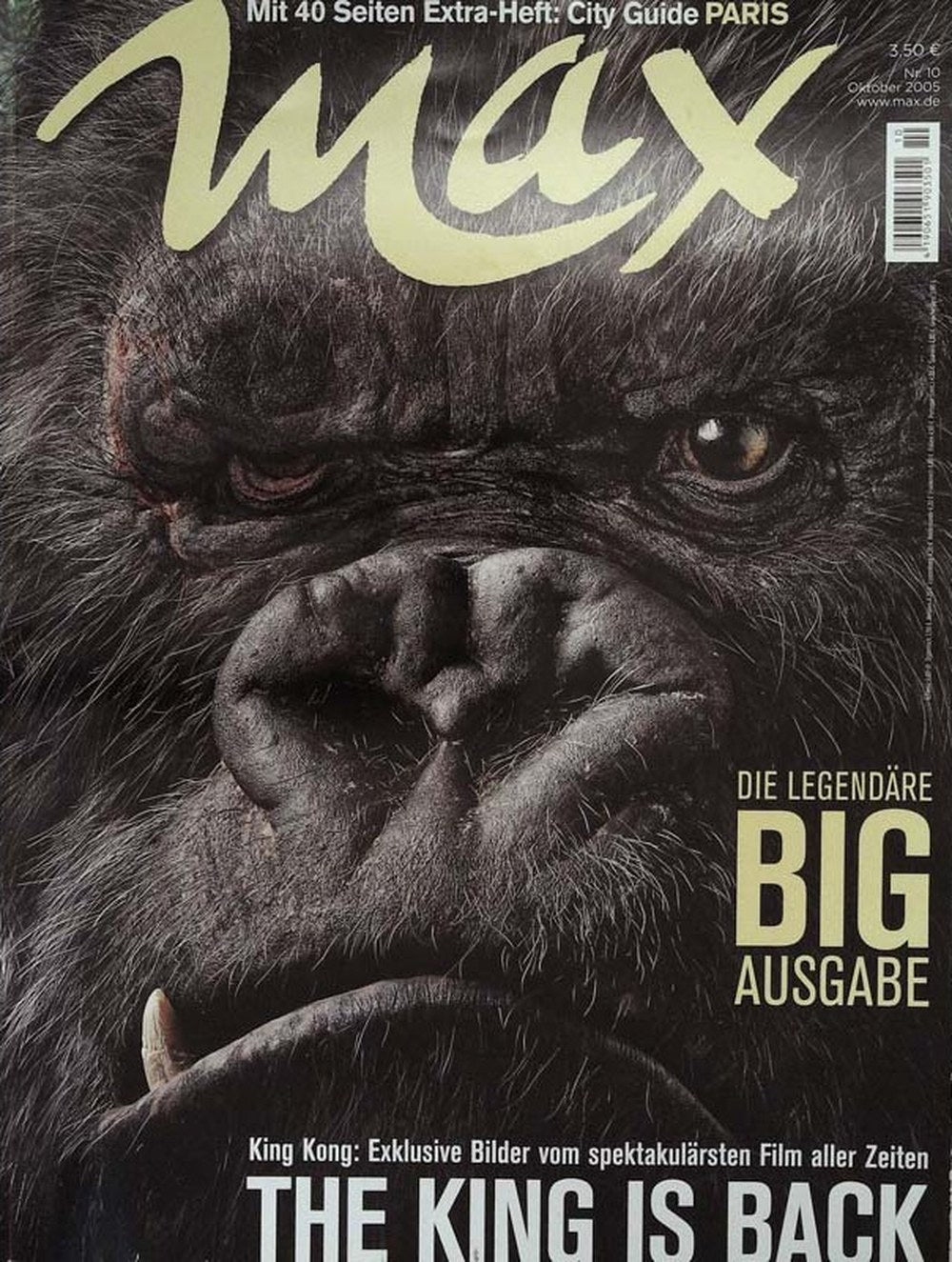 Max Magazin Deutschland 2005-10 King Kong