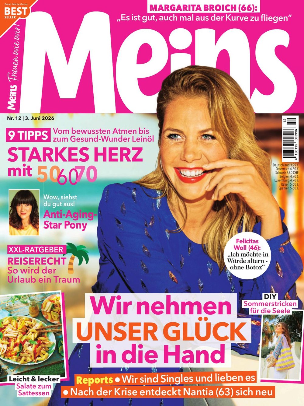 Meins Magazine Allemagne 2026-12 – Felicitas Woll Margarita Broich Nantia – Édition originale