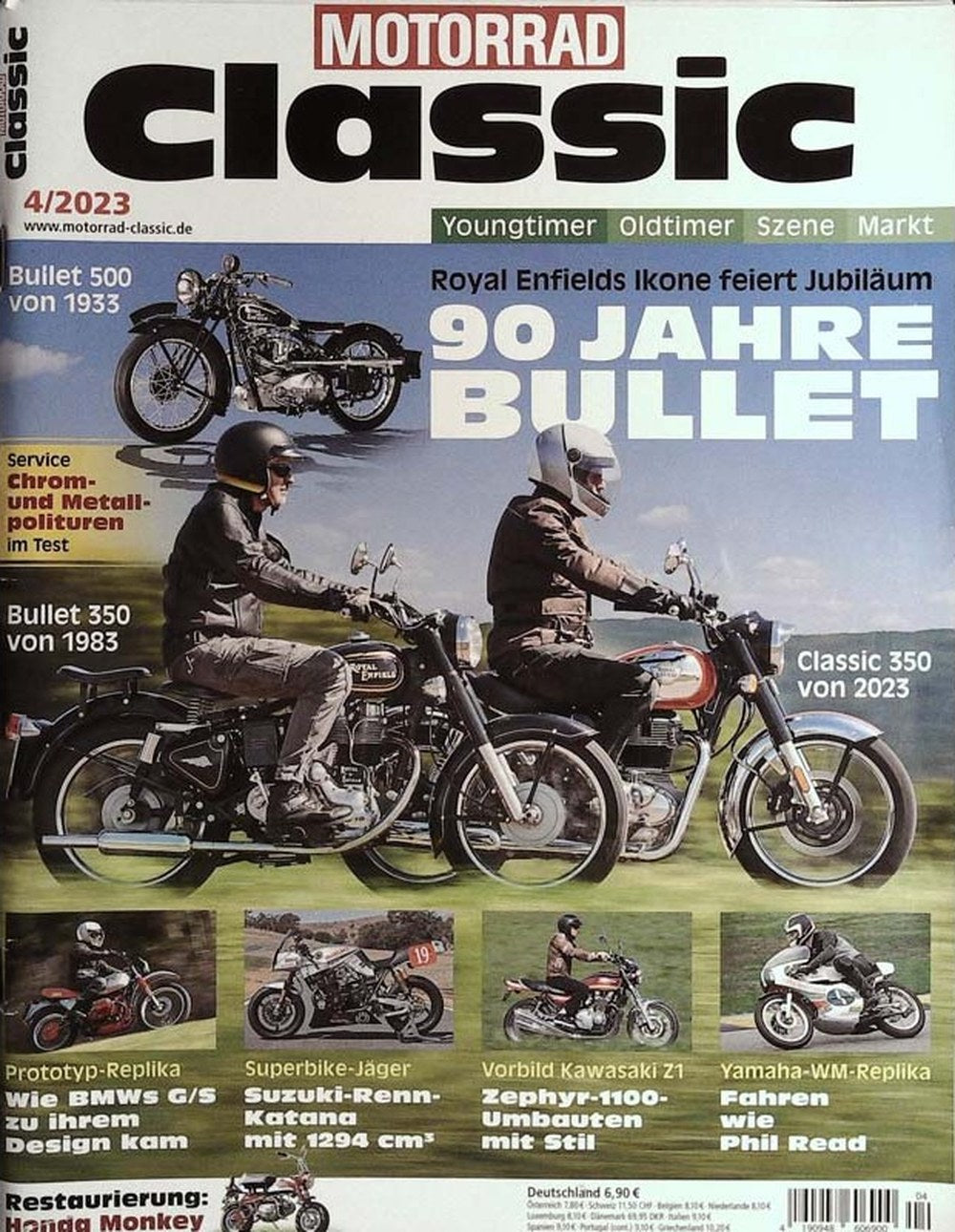 Motorrad Classic Magazin Deutschland 2023-04 Phil Read Royal Enfield BMW Suzuki Kawasaki