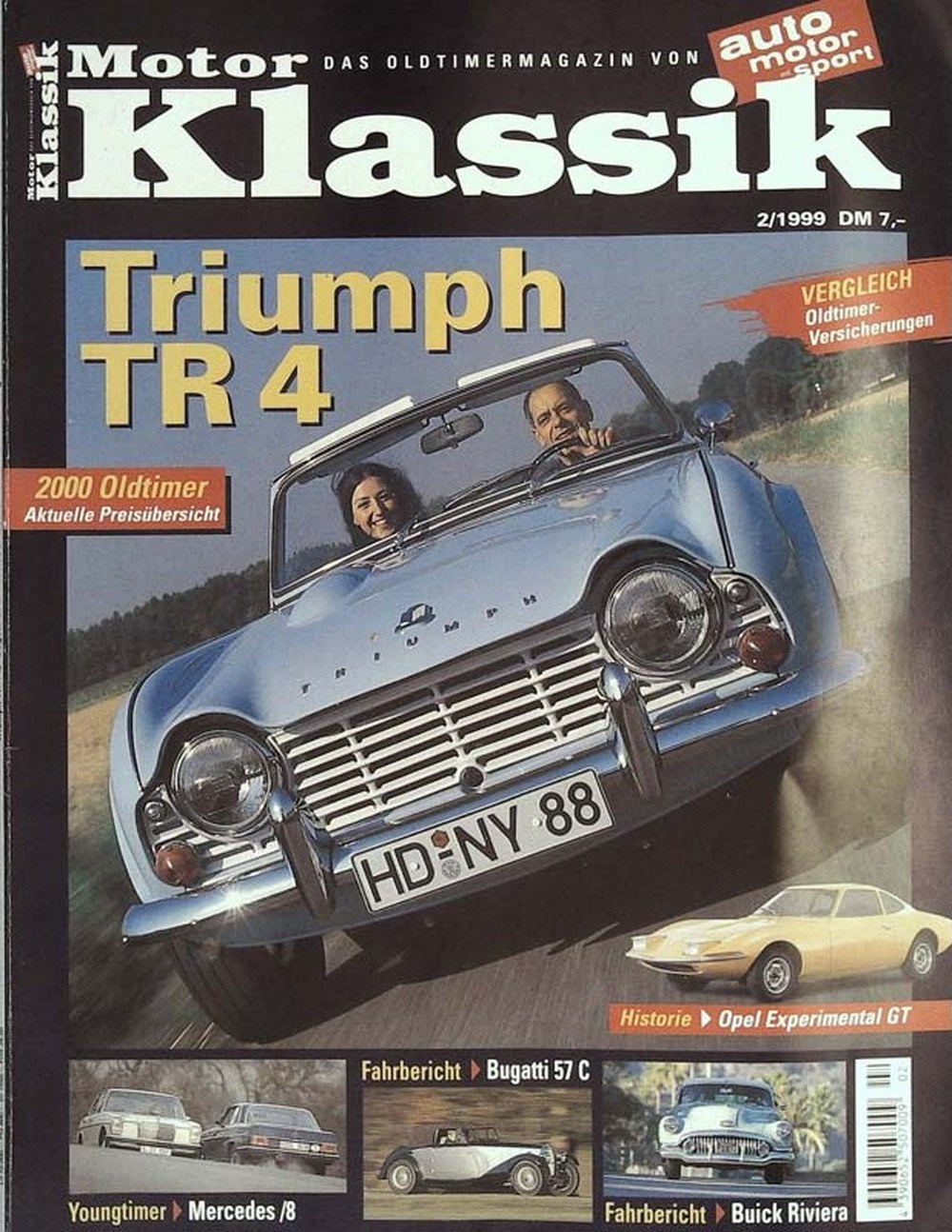 Motor Klassik Magazin Deutschland 1999-02 Triumph TR4