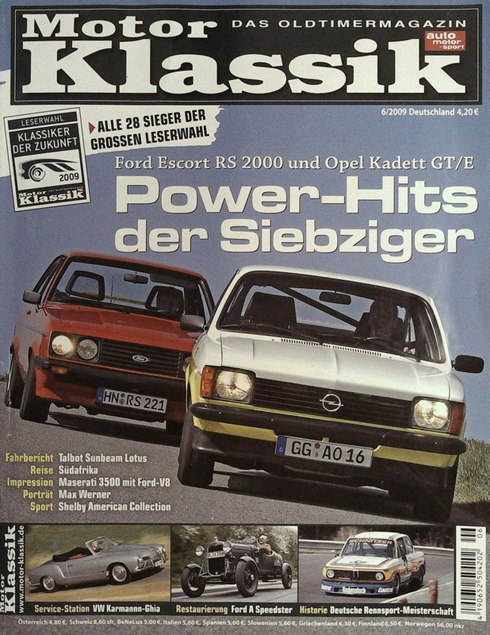 Motor Klassik Magazin Deutschland 2009-06 Max Werner Shelby American Collection