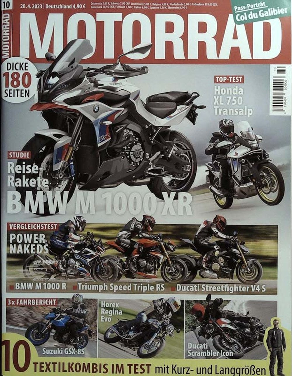Motorrad Tijdschrift Duitsland 2023-10 Originele uitgave