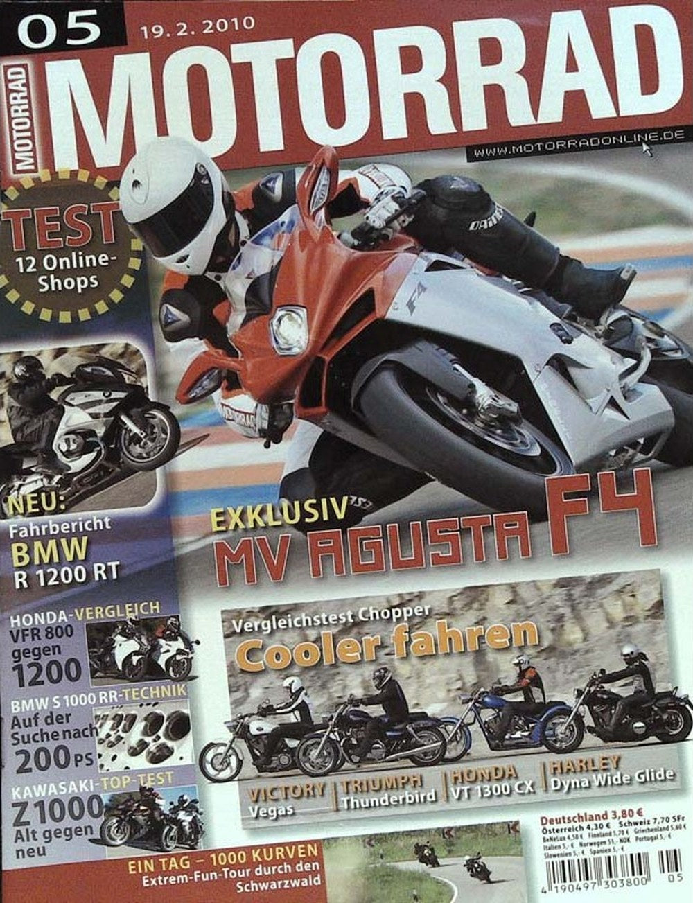 Motorrad Magazine Germany 2010-05 Original Print Issue