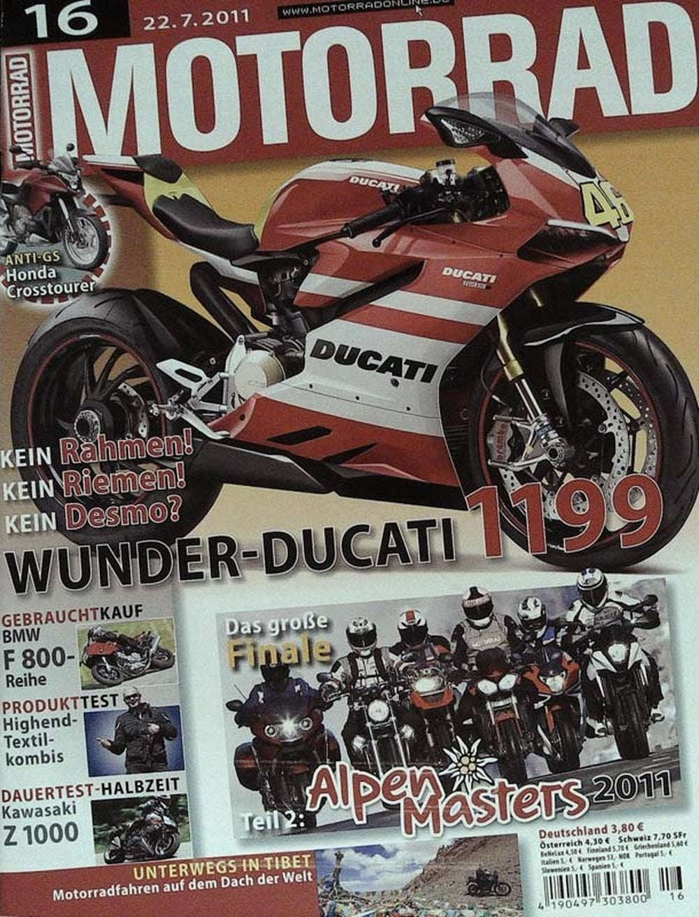 Motorrad Magazin Deutschland 2011-16 Ducati 1199
