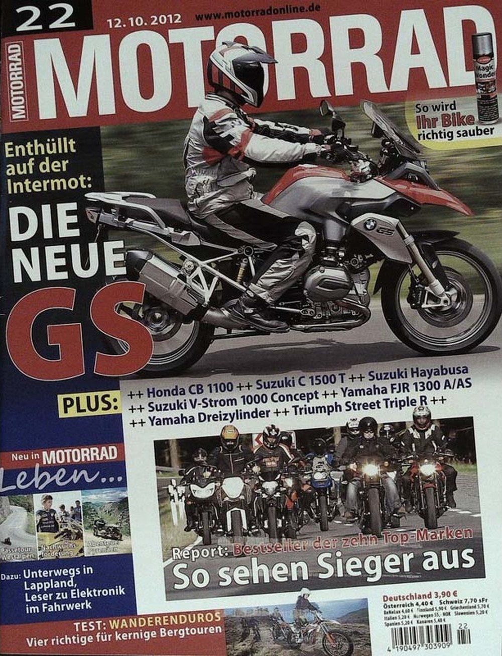 Motorrad Magazin Deutschland 2012-22 Honda Suzuki Yamaha Triumph