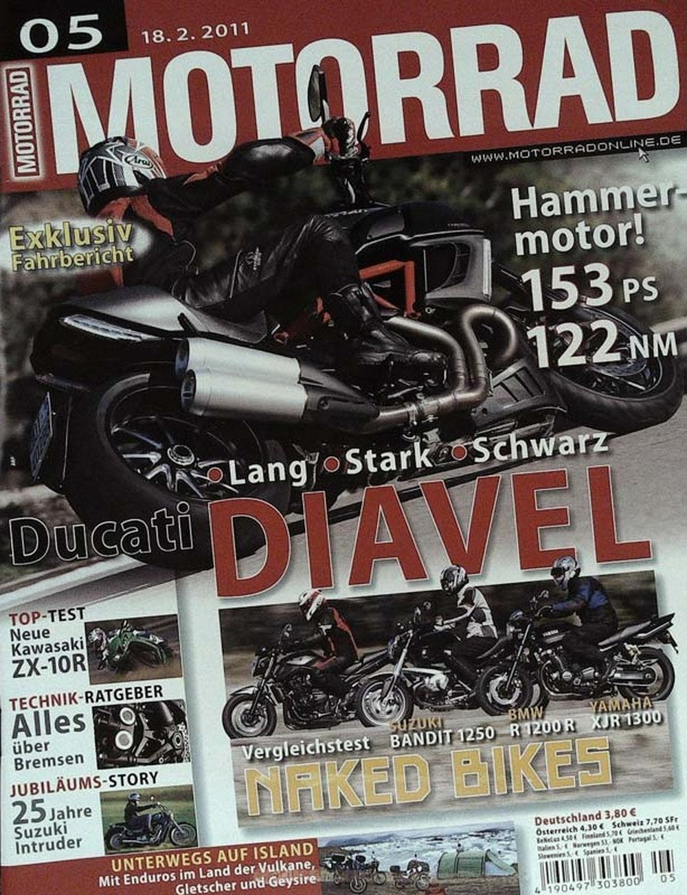 Motorrad Magazine Allemagne 2011-05 Édition originale