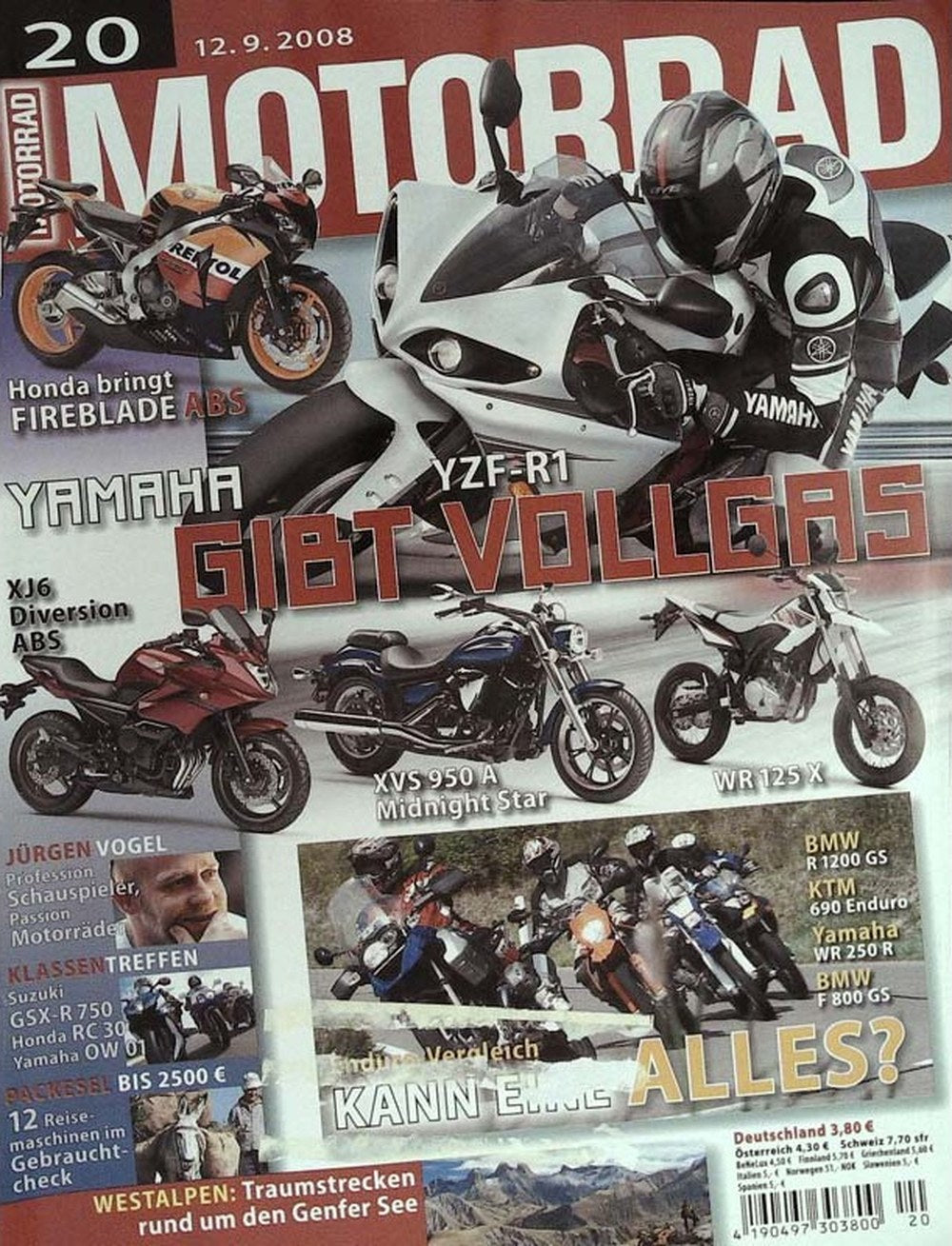 Motorrad Magazin Deutschland 2008-20 Jürgen Vogel