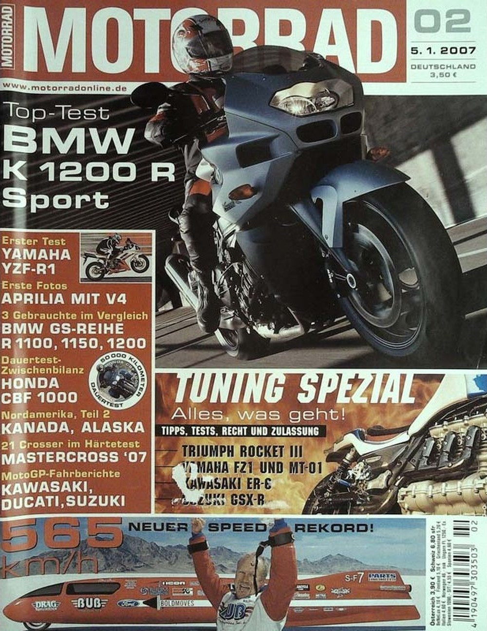 Motorrad Revista Alemania 2007-02 Edición original