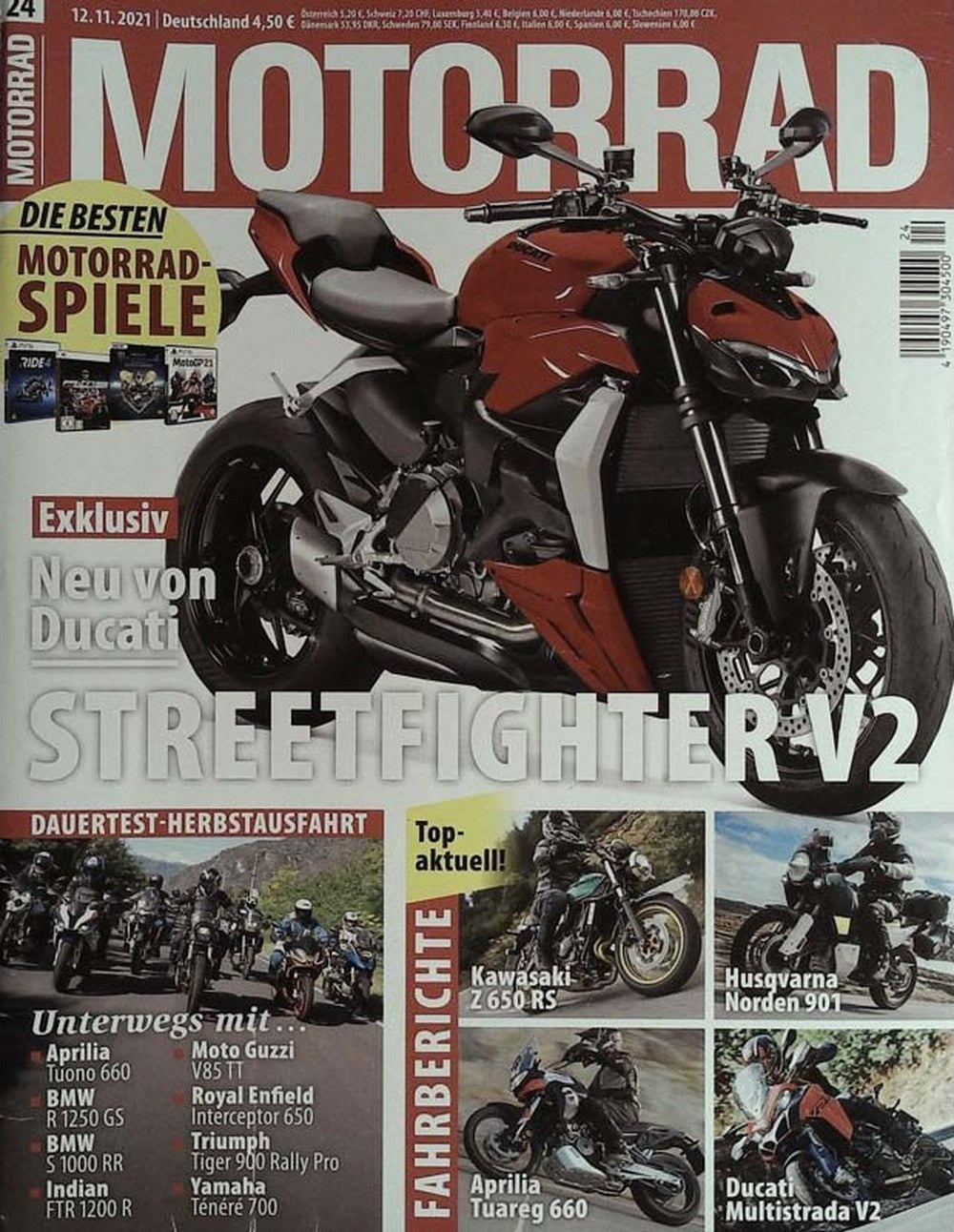 Motorrad Magazin Deutschland 2021-24 Motorrad Streetfighter V2 Ducati