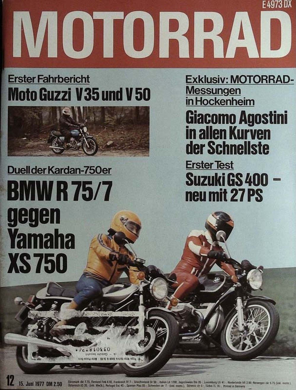 Motorrad Magazin Deutschland 1977-12 Giacomo Agostini