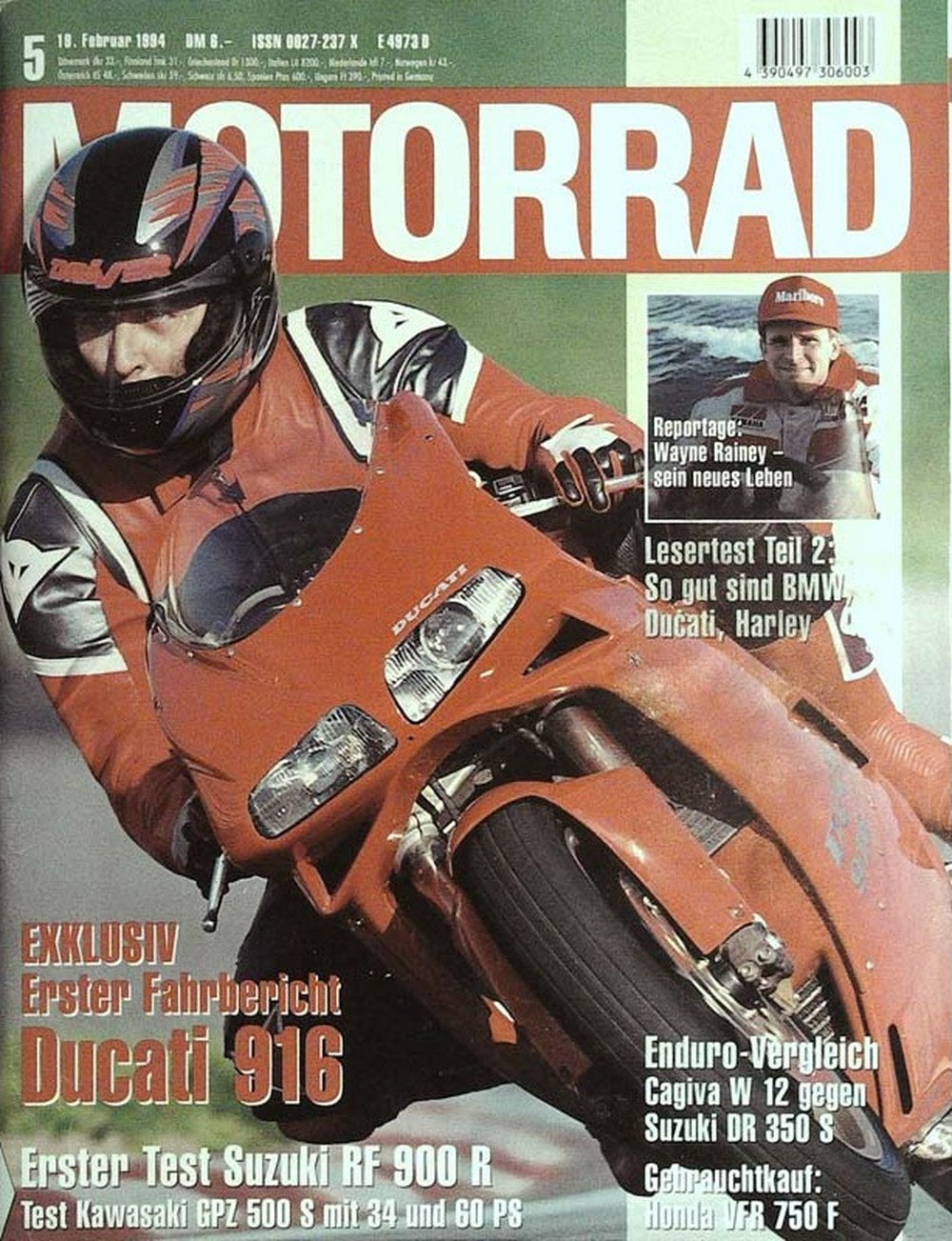 Motorrad Magazin Deutschland 1994-05 Wayne Rainey