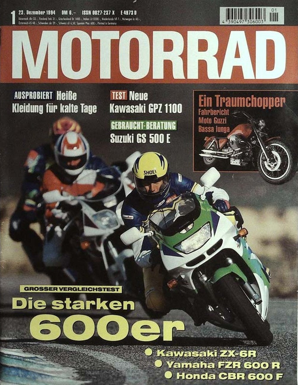 Motorrad Tijdschrift Duitsland 1994-01 Originele uitgave