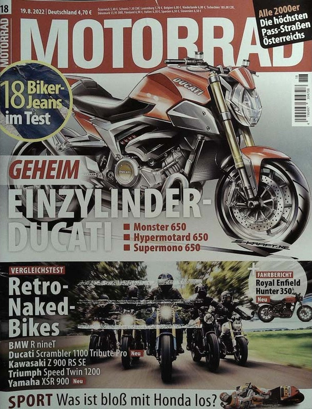 Motorrad Magazin Deutschland 2022-18 Motorrad Ducati Monster 650