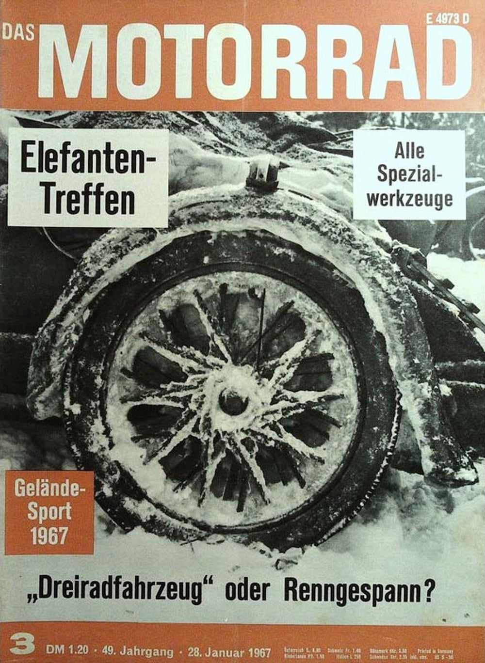 Motorrad Magazin Deutschland 1967-03 Elefantentreffen Geländesport Dreiradfahrzeuge
