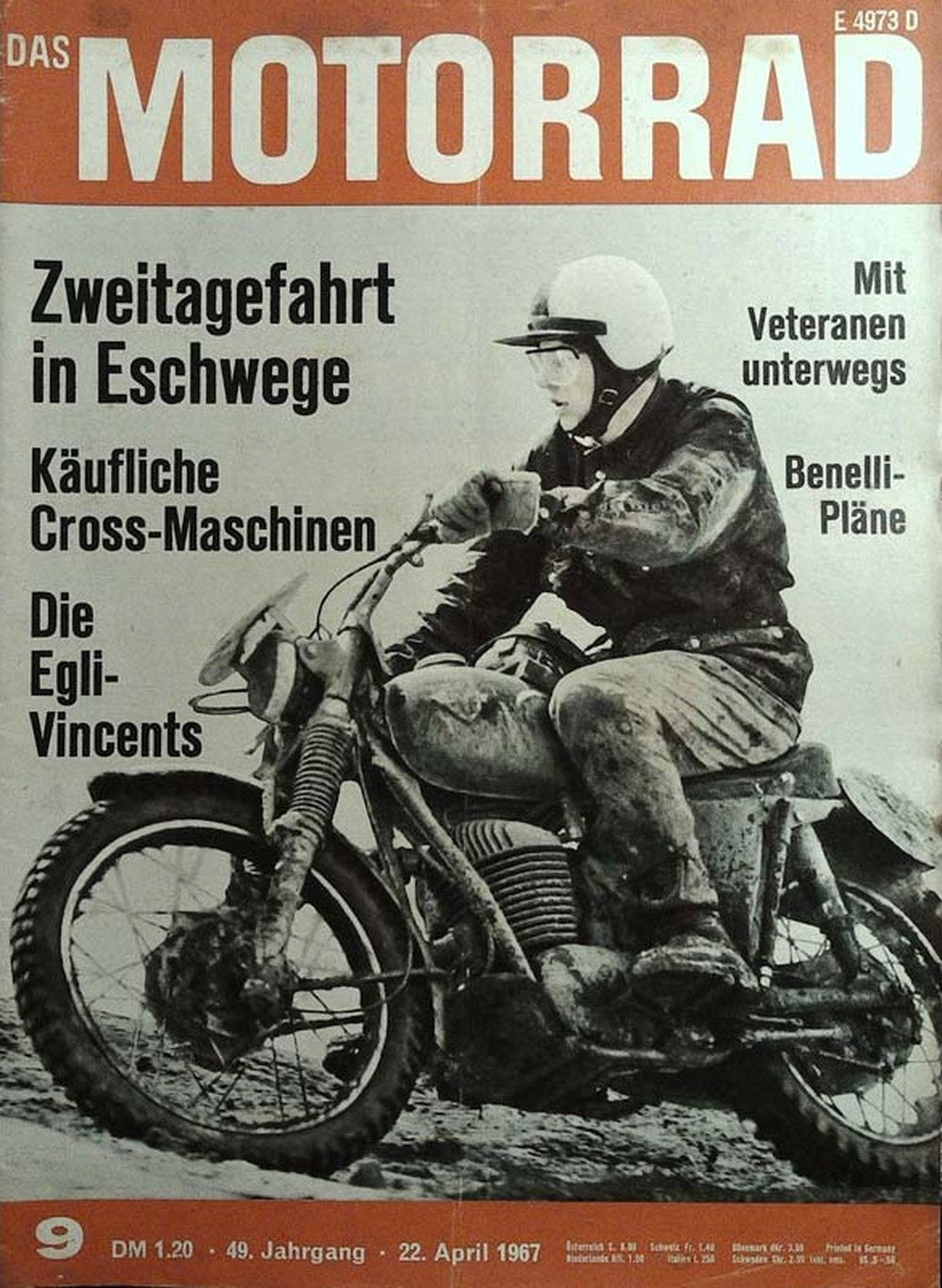 Motorrad Magazin Deutschland 1967-09 Egli-Vincent