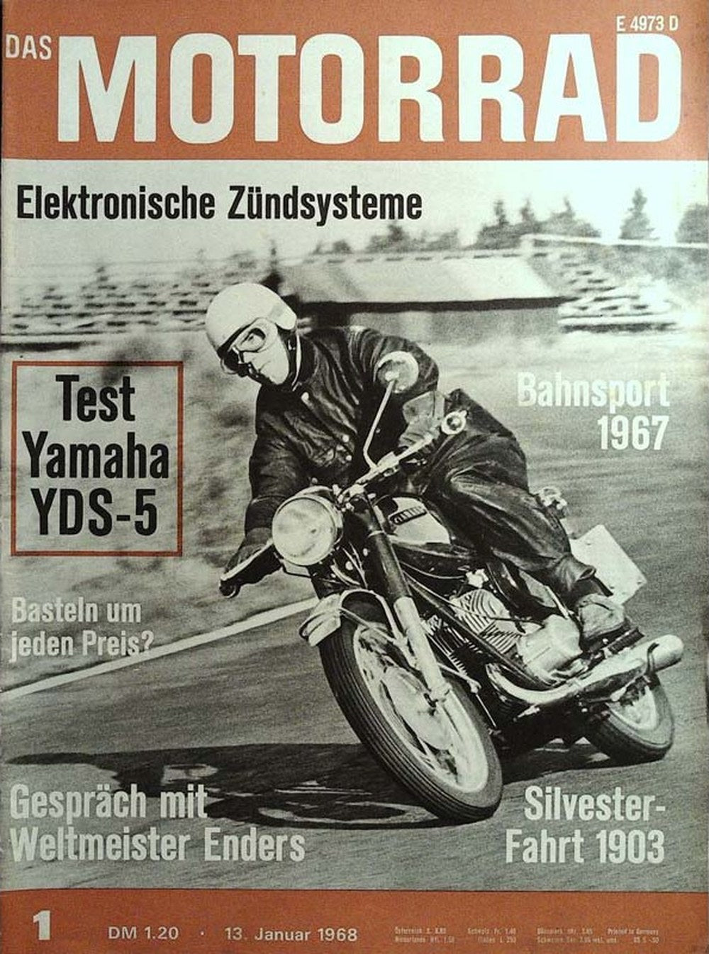 Motorrad Magazin Deutschland 1968-01 Dieter Enders