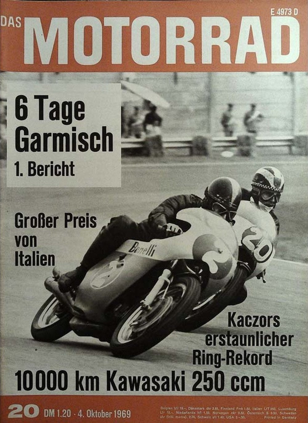 Motorrad Magazin Deutschland 1969-20 Kaczor