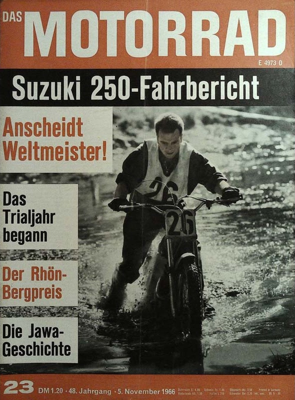 Motorrad Magazin Deutschland 1966-23 Anscheidt