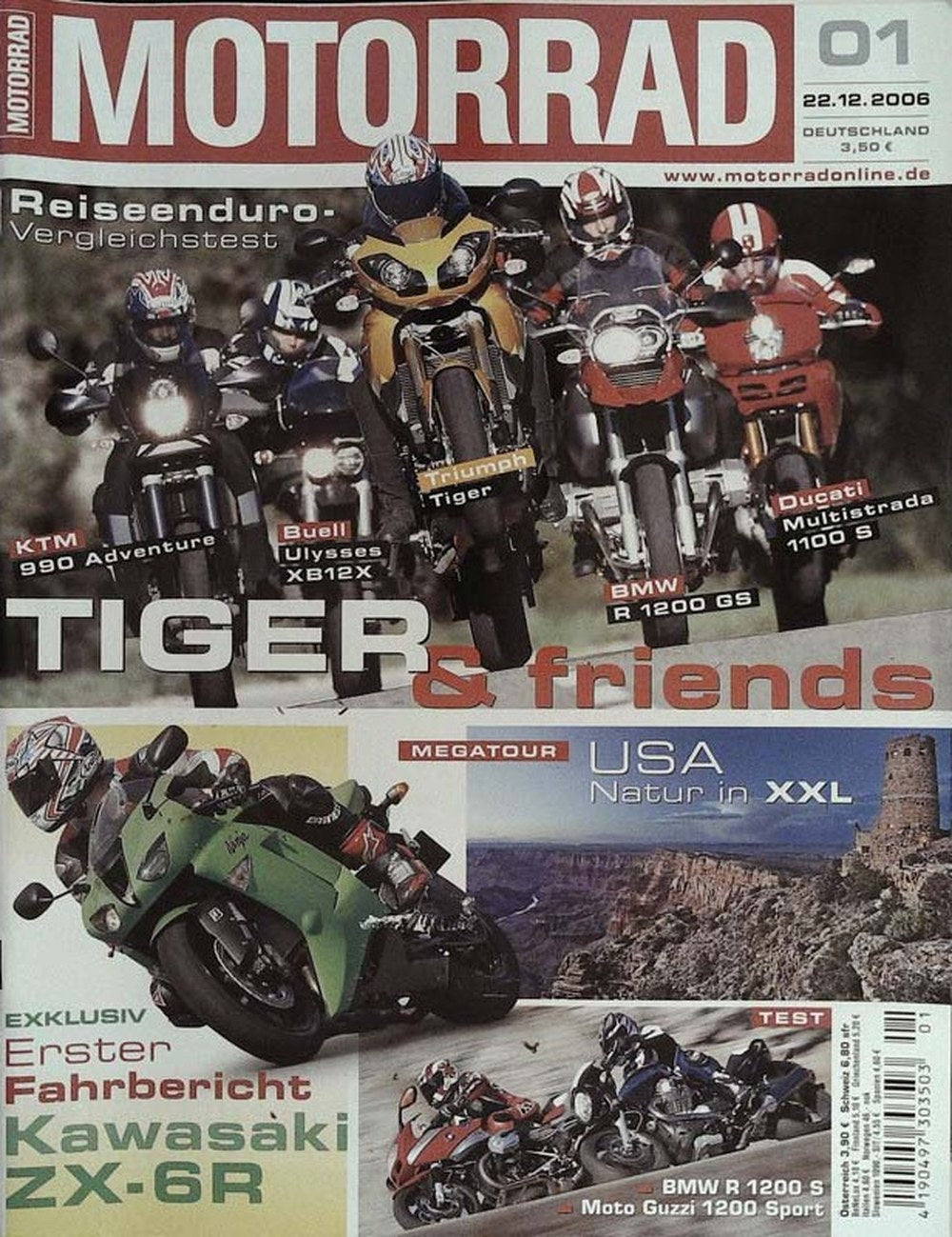 Motorrad Tijdschrift Duitsland 2006-01 Originele uitgave
