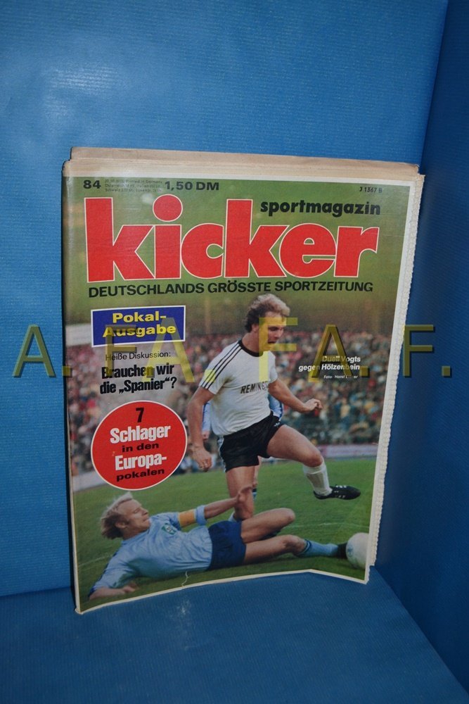Kicker Magazin Deutschland 1975-84 Berti Vogts Bernd Hölzenbein