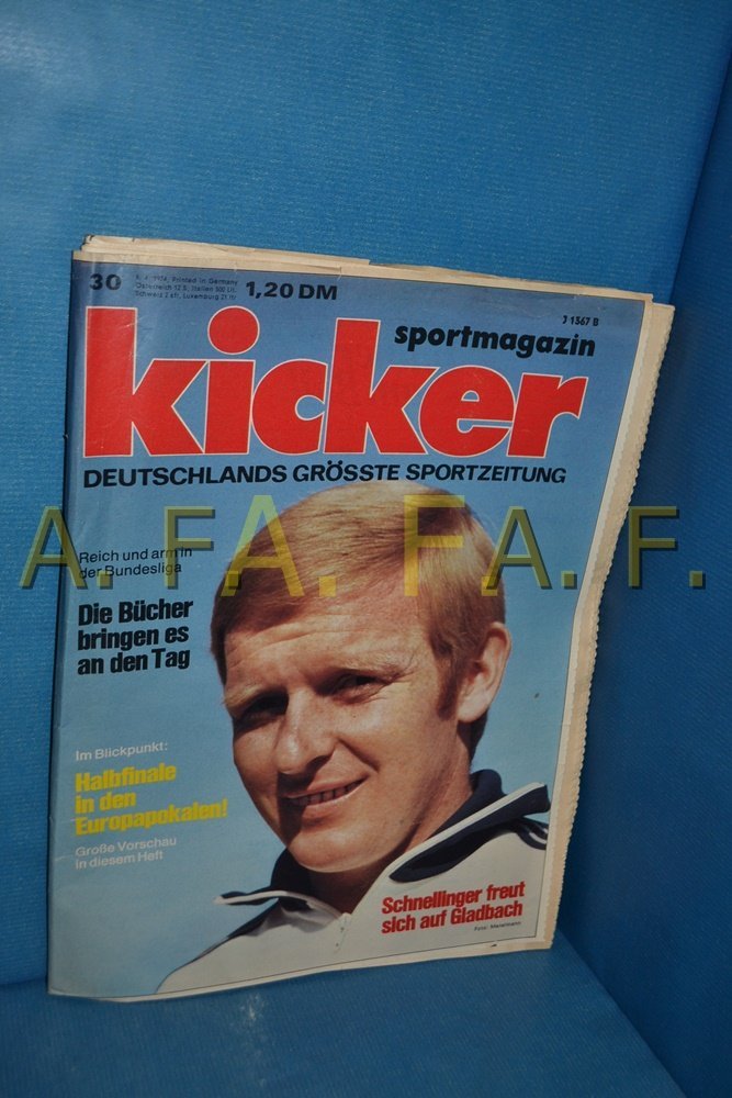 Kicker Magazine Germany 1974-01 Original Print Issue