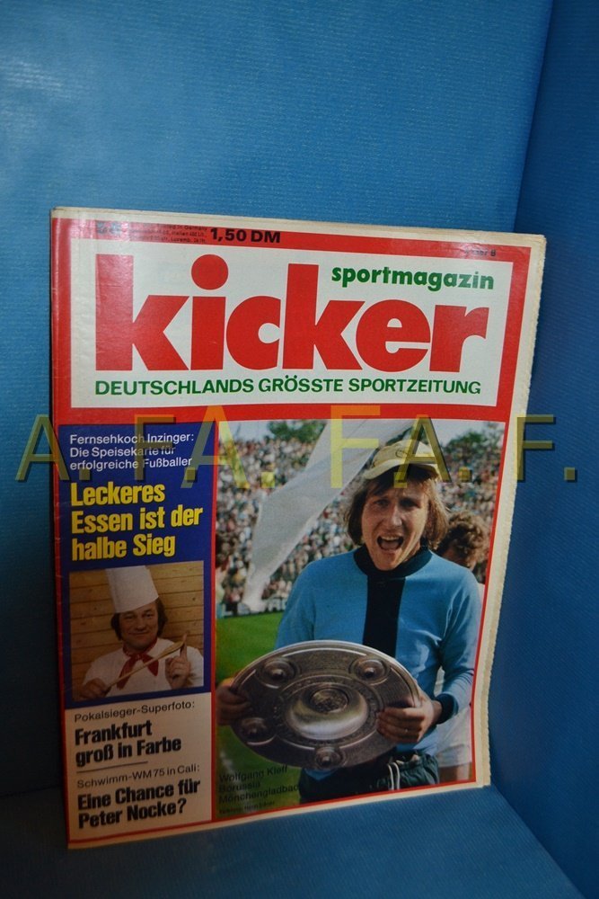 Kicker Magazin Deutschland 1975-58 Wolfgang Kleff Peter Nocke Borussia Mönchengladbach
