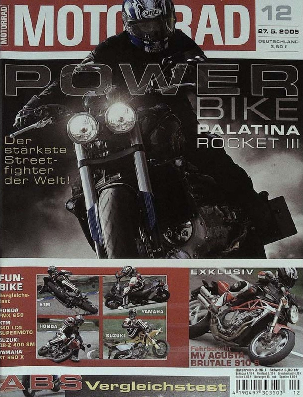 Motorrad Magazin Deutschland 2005-12 Motorrad Power Bike Palatina Rocket III