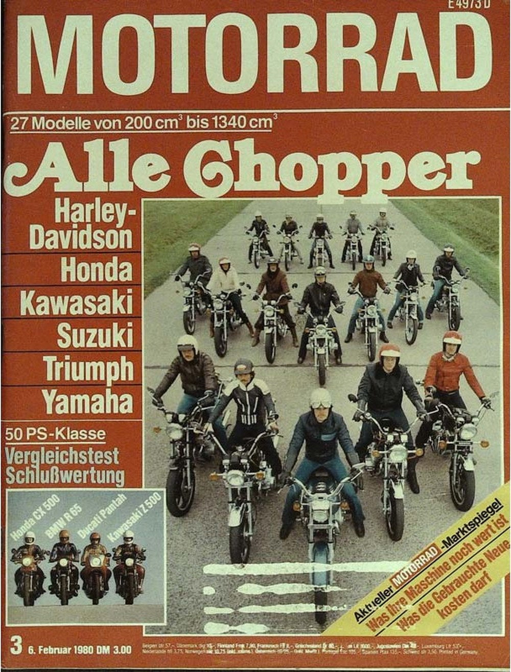 Motorrad Magazin Deutschland 1980-03 Harley-Davidson Honda Kawasaki Suzuki Triumph
