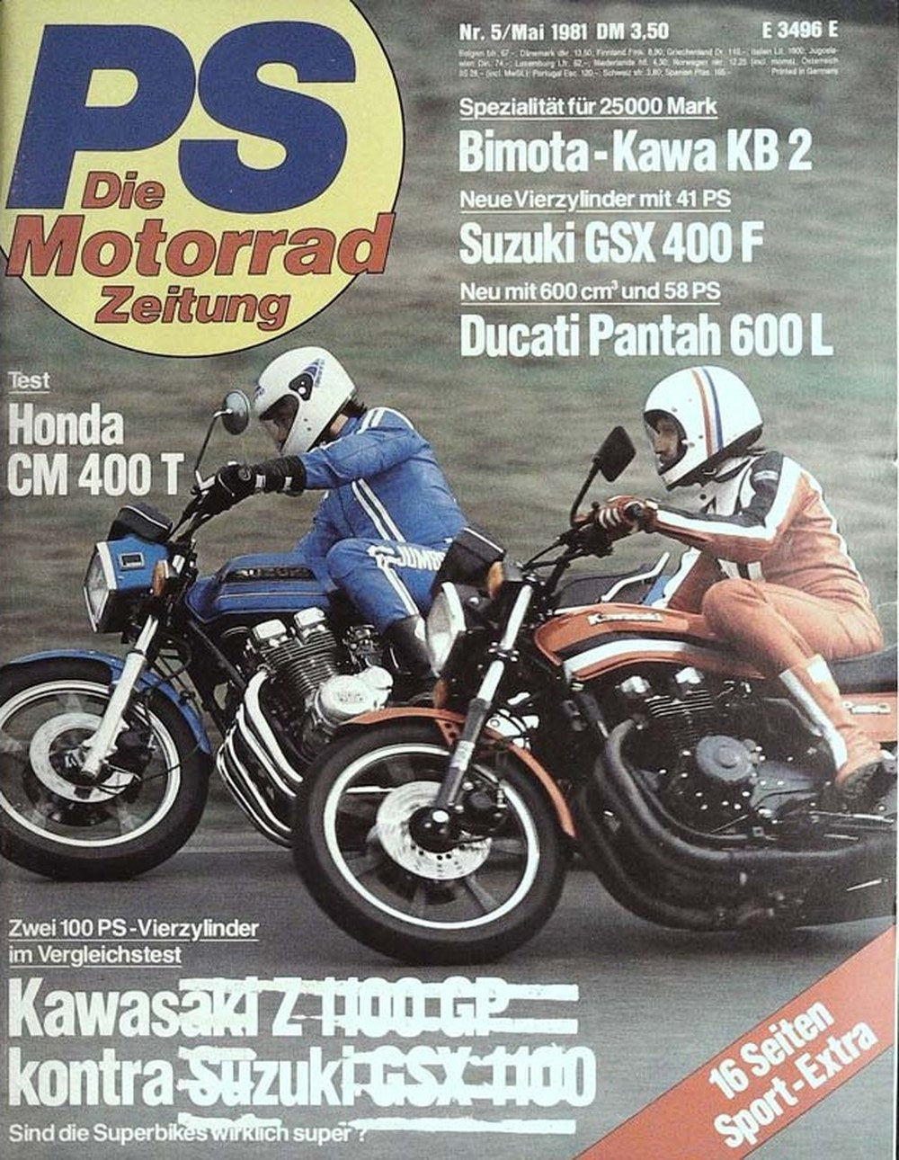 Motorrad Magazin Deutschland 1981-05 Motorrad Neue Motorräder 1981 Kawasaki AR 80