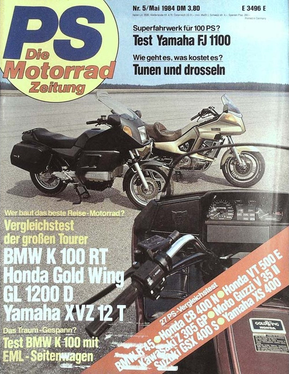 Motorrad Revista Alemania 1984-05 Edición original