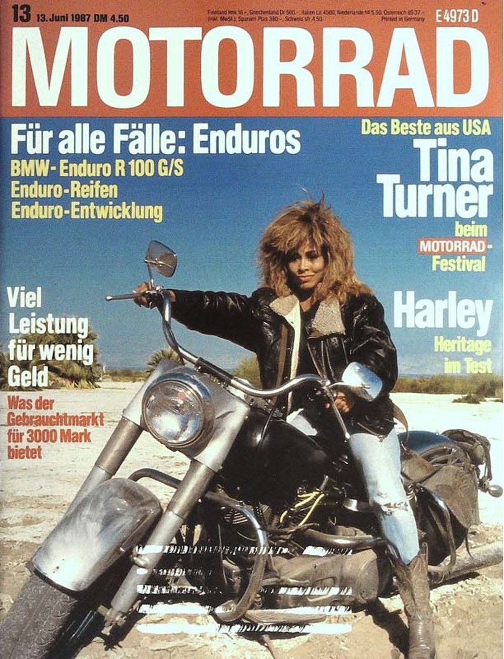 Motorrad Magazin Deutschland 1987-13 Tina Turner