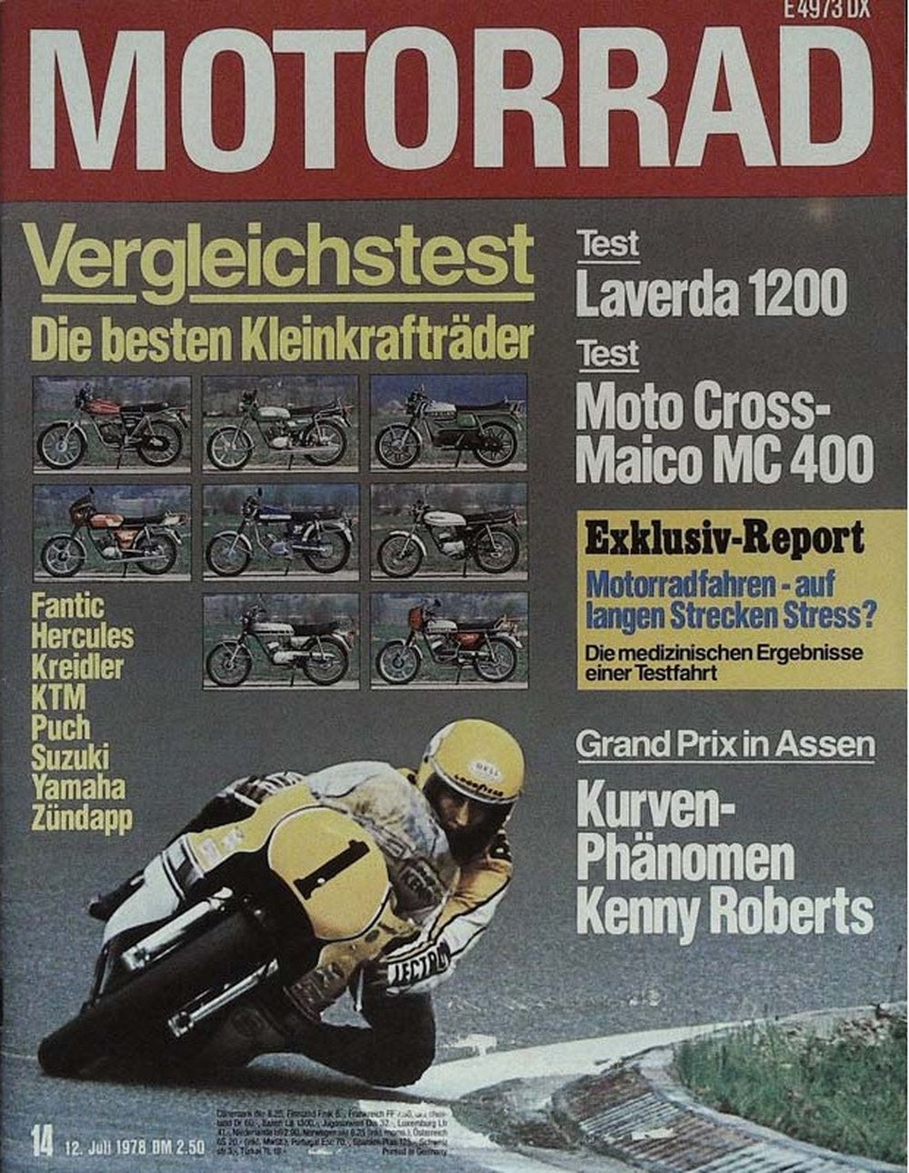 Motorrad Magazin Deutschland 1978-14 Kenny Roberts