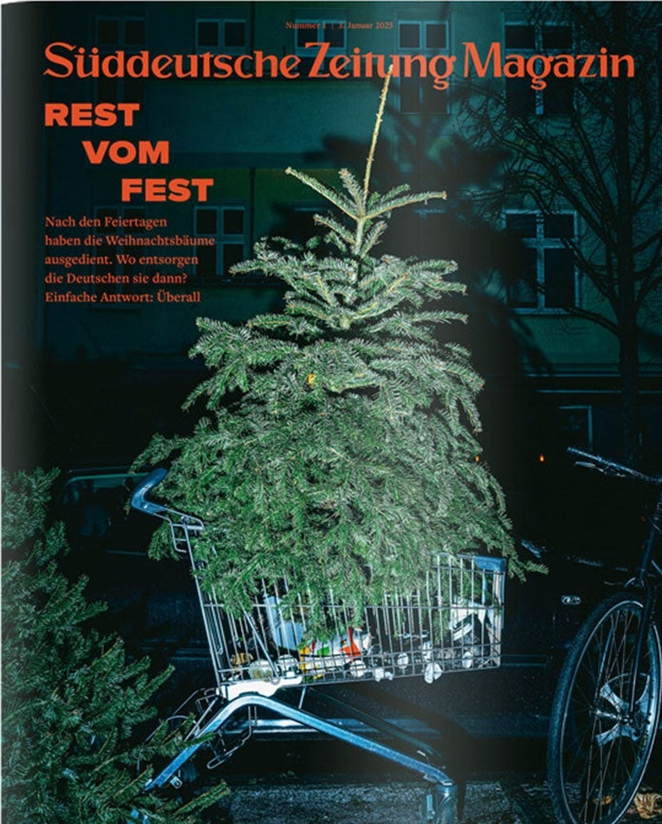 Süddeutsche Zeitung Magazin Deutschland 2025-01 Weihnachtsbäume Abfallentsorgung Recycling
