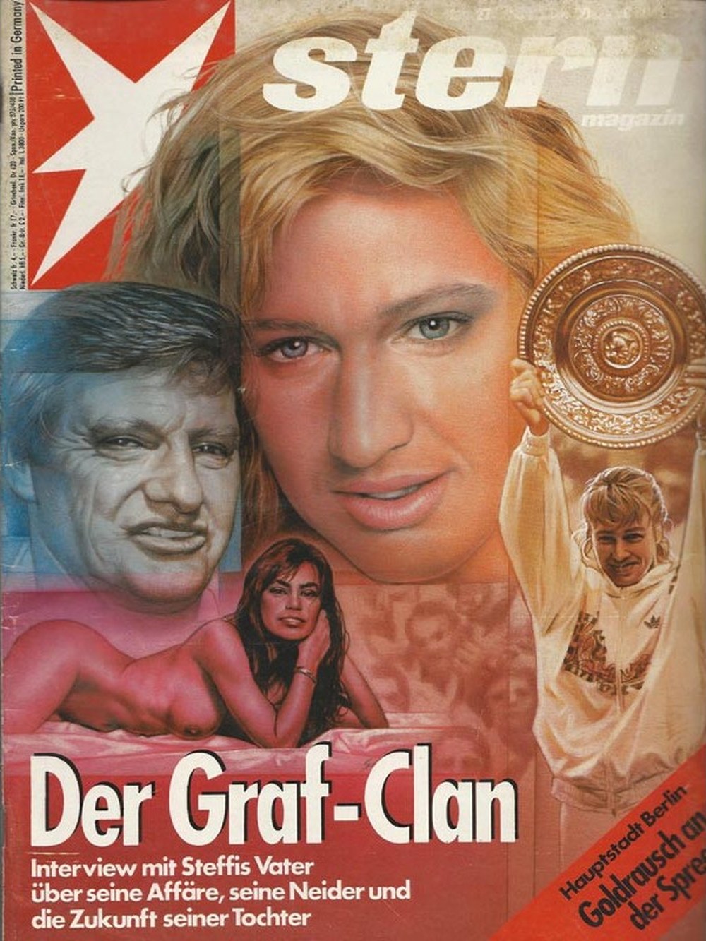 Stern Magazin Deutschland 1991-27 Steffi Graf Peter Graf