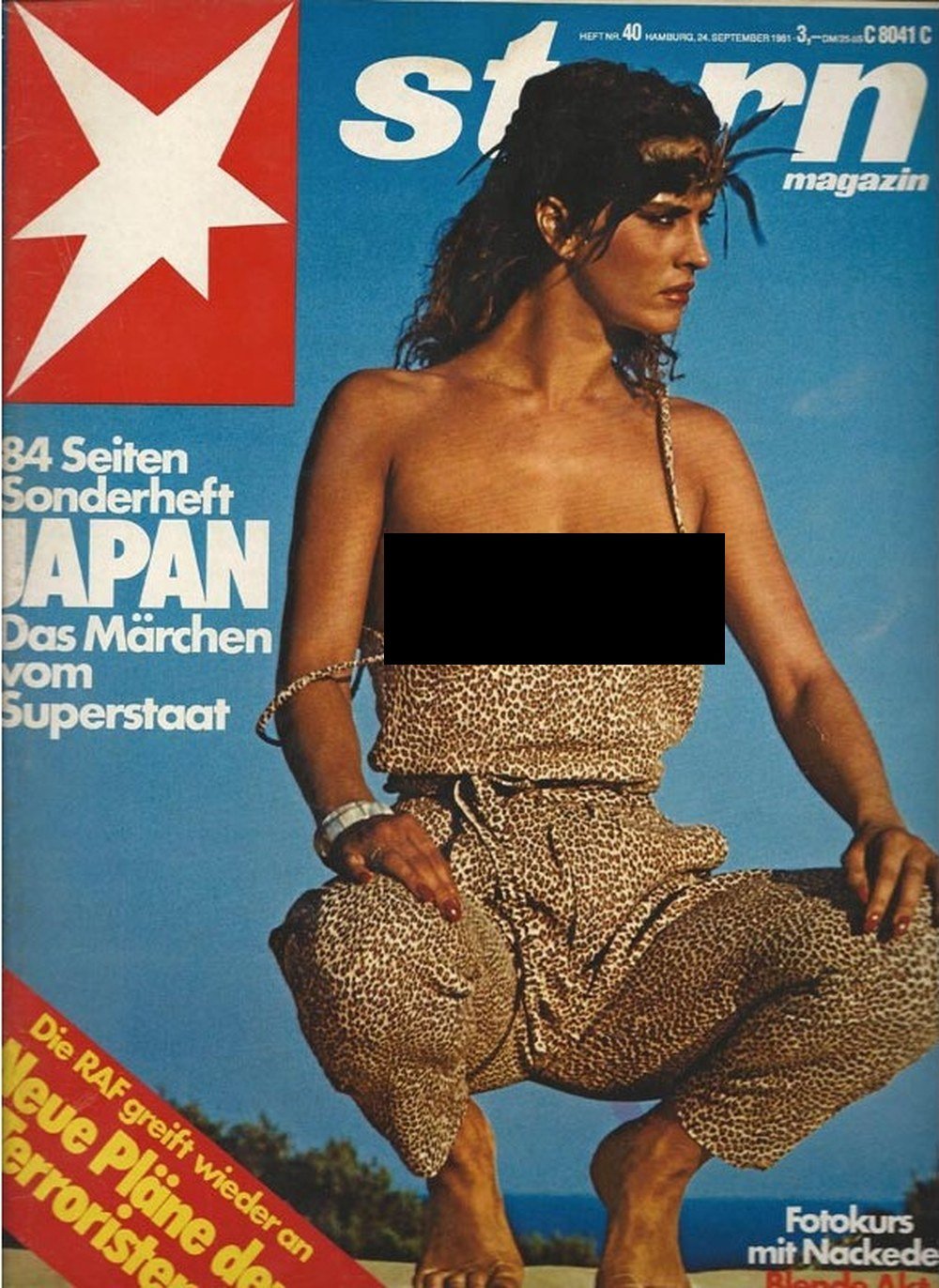 Stern Magazin Deutschland 1981-40 Japan Superstaat RAF