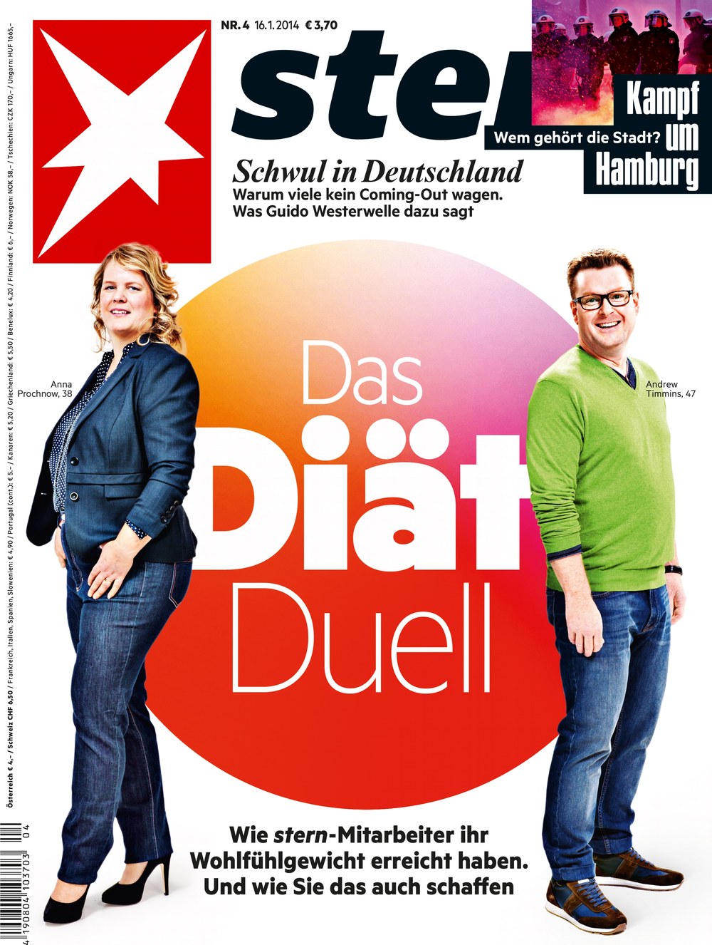 Stern Extra Magazin Deutschland 2014-04 Anna Prochnow Andrew Timmins Guido Westerwelle