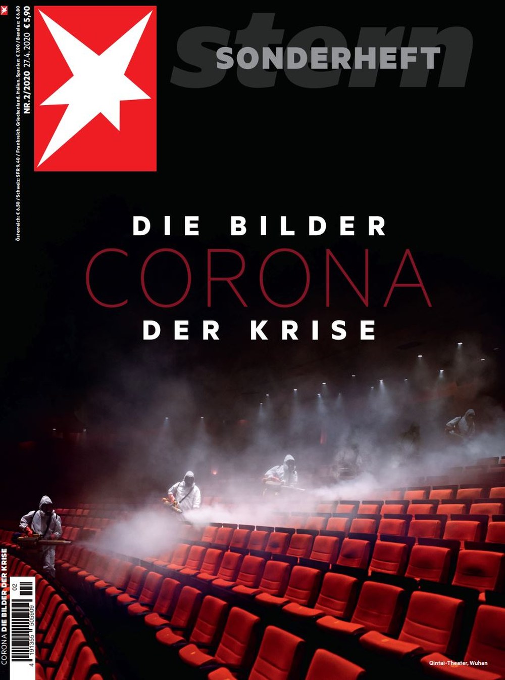 Stern Magazin Deutschland 2020-02 COVID-19-Pandemie Desinfektion Qintai Theater Wuhan