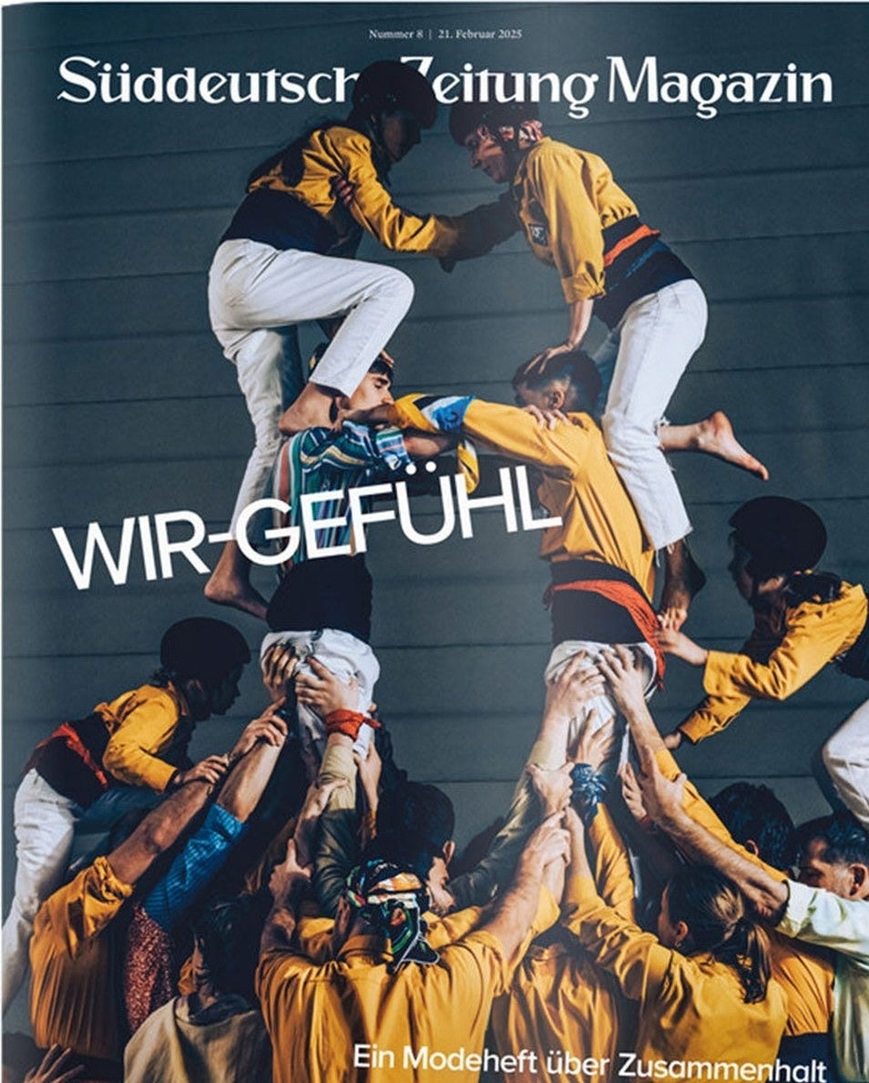 Süddeutsche Zeitung Magazin Deutschland 2025-08 Menschentürme Castellers Gemeinschaft