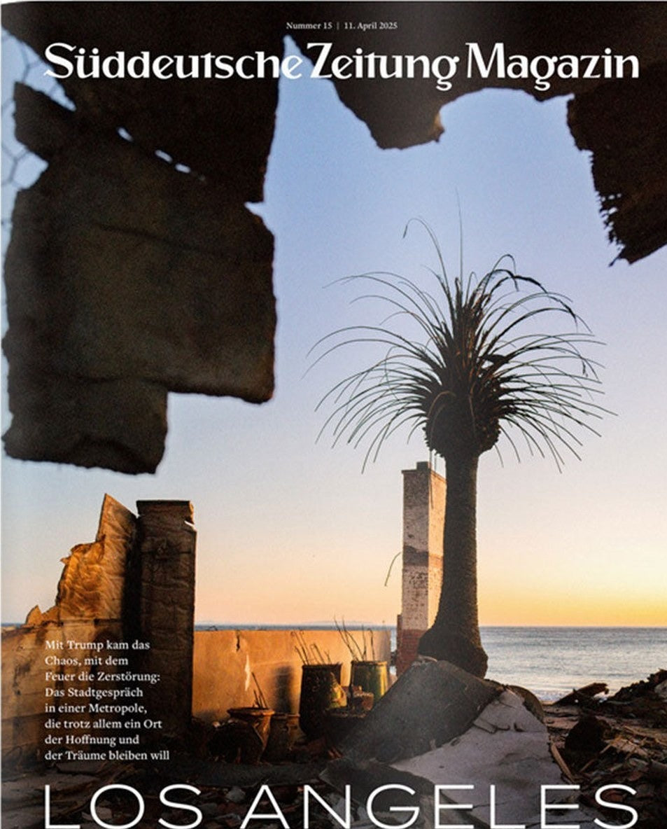 Süddeutsche Zeitung Magazin Deutschland 2025-15 Waldbrände Los Angeles Zerstörung Pacific Palisades