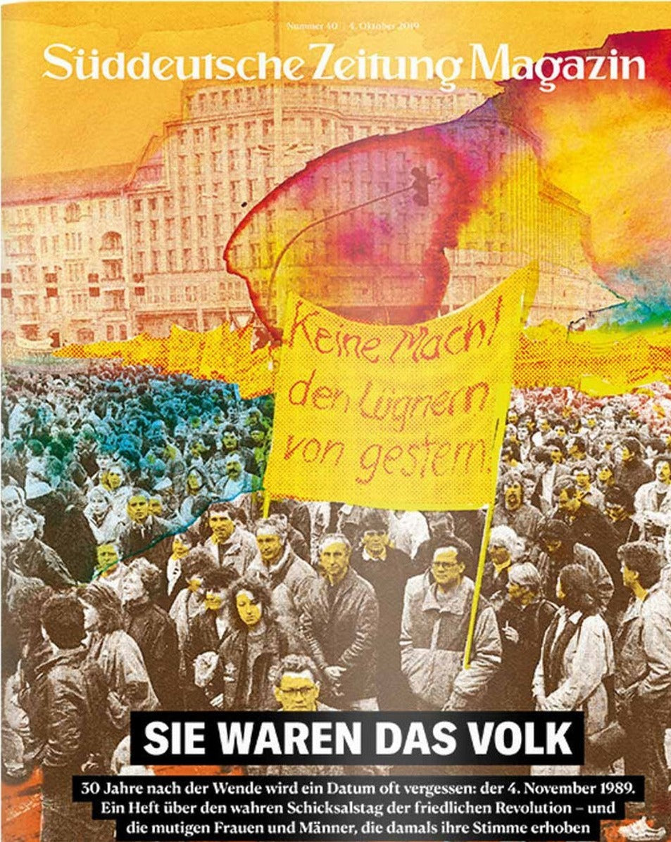 Süddeutsche Zeitung Magazin Deutschland 2019-40 Deutsche Wiedervereinigung Friedliche Revolution 4. November 1989
